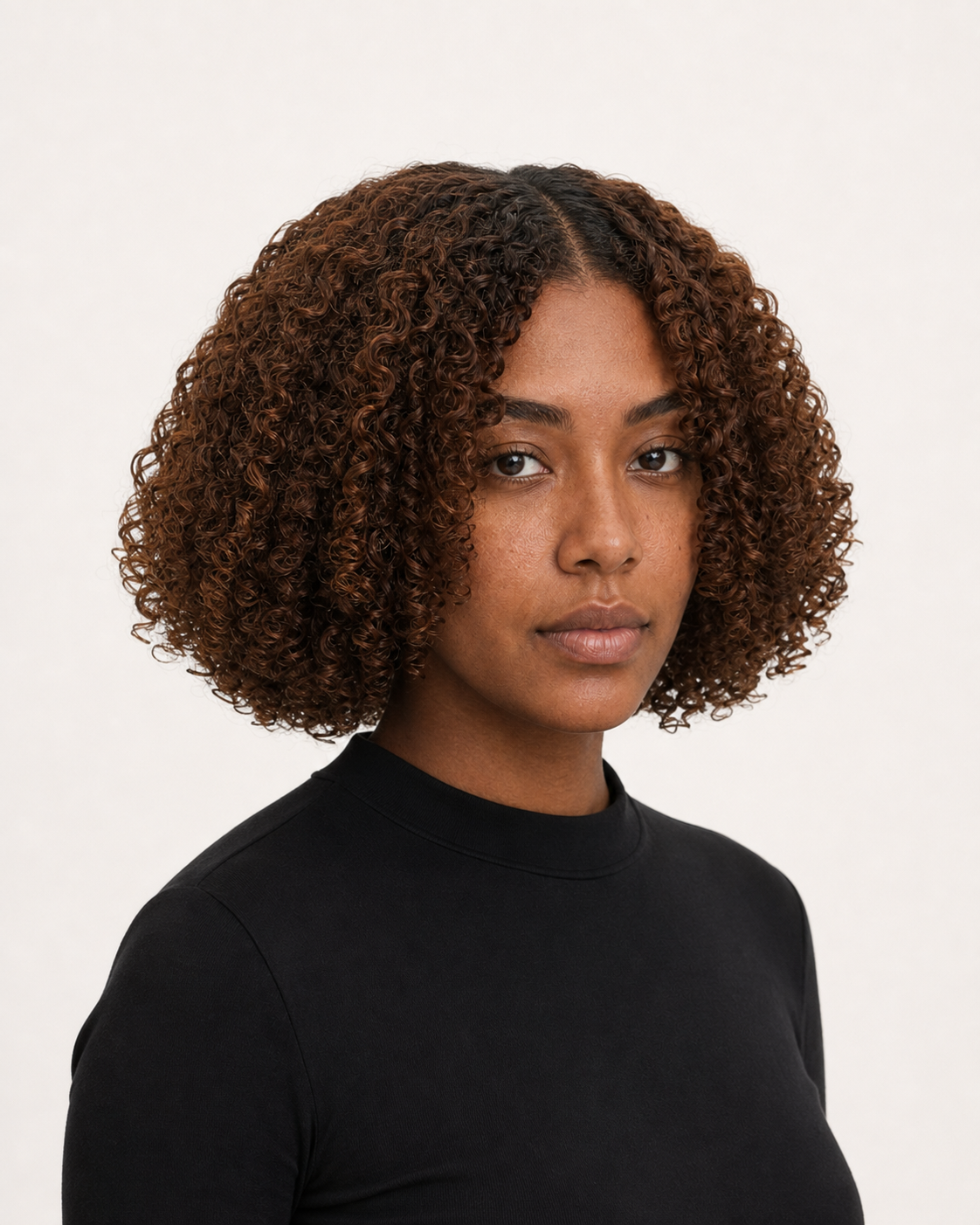 Rounded Curly Bob